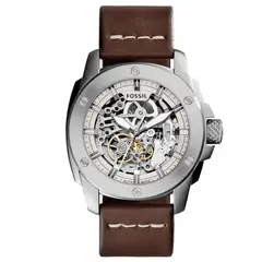 FOSSIL - Reloj Modern Machine ME3083 Marrón De Cuero Piel Para Hombre.