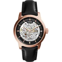 FOSSIL - Reloj Townsman ME3084 Negro De Cuero Piel Para Hombre.
