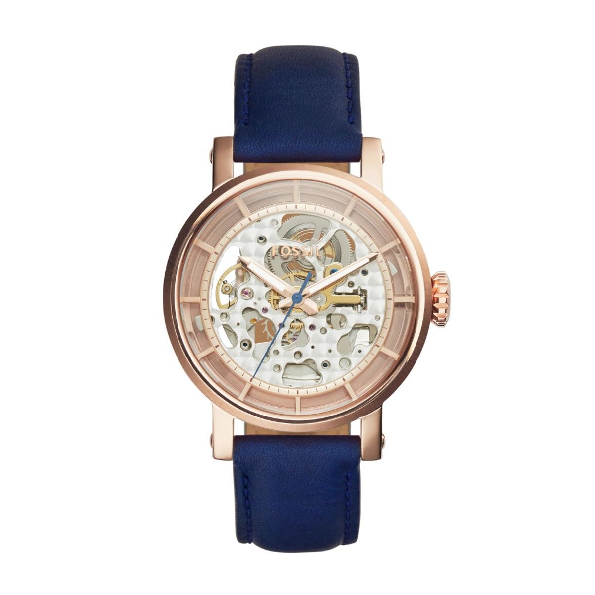 FOSSIL - Reloj Fossil Boyfriend ME3086 Azul De Cuero Piel Para Mujer.