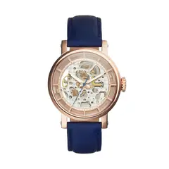 FOSSIL - Reloj Boyfriend ME3086 Azul De Cuero Piel Para Mujer.