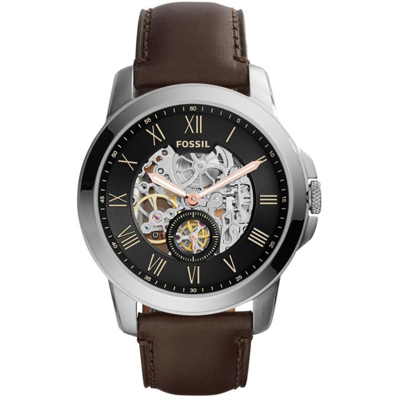 FOSSIL - Reloj Fossil Grant ME3095 Marrón De Cuero Piel Para Mujer.