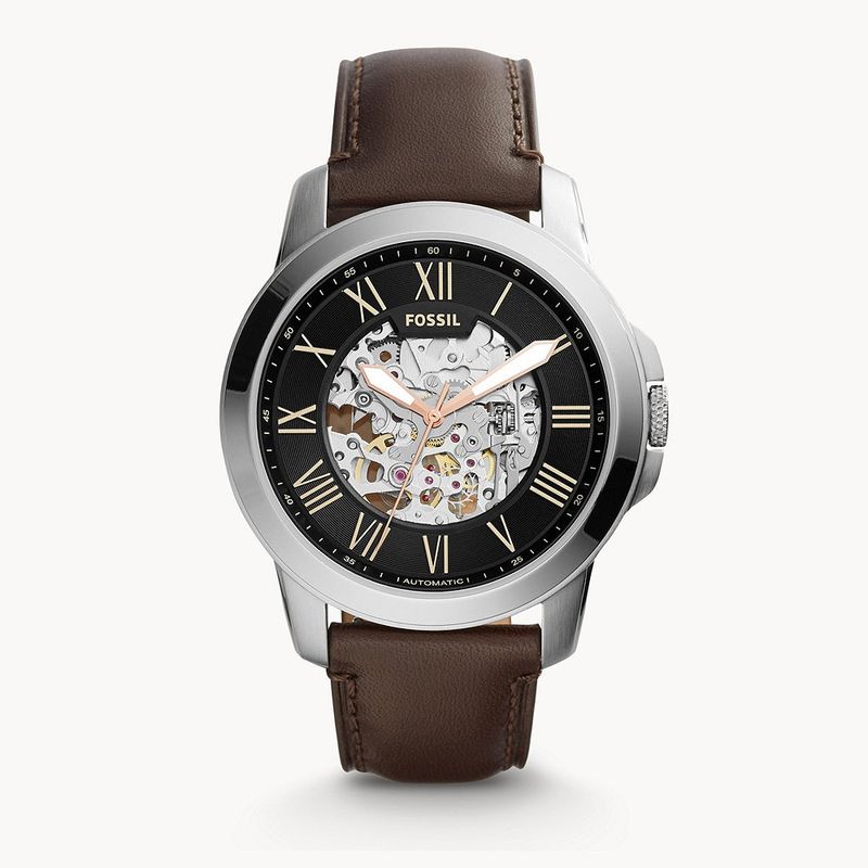 FOSSIL - Reloj Fossil Grant ME3100 Marrón De Cuero Piel Para Mujer.