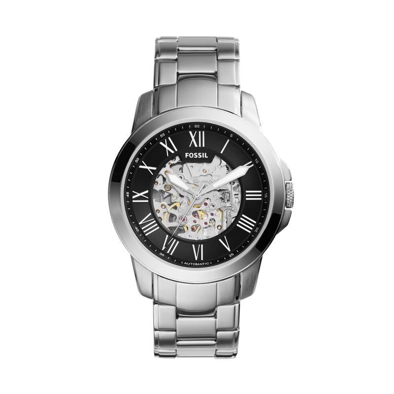 FOSSIL - Reloj Fossil Grant ME3103 Plateado De Acero inoxidable Para Hombre.