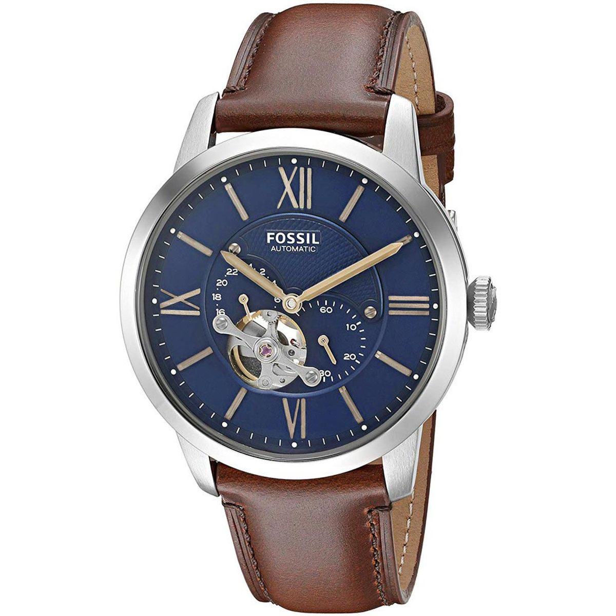 FOSSIL - Reloj Fossil Townsman ME3110 Marrón De Cuero Piel Para Hombre.