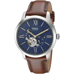 FOSSIL - Reloj Townsman ME3110 Marrón De Cuero Piel Para Hombre.