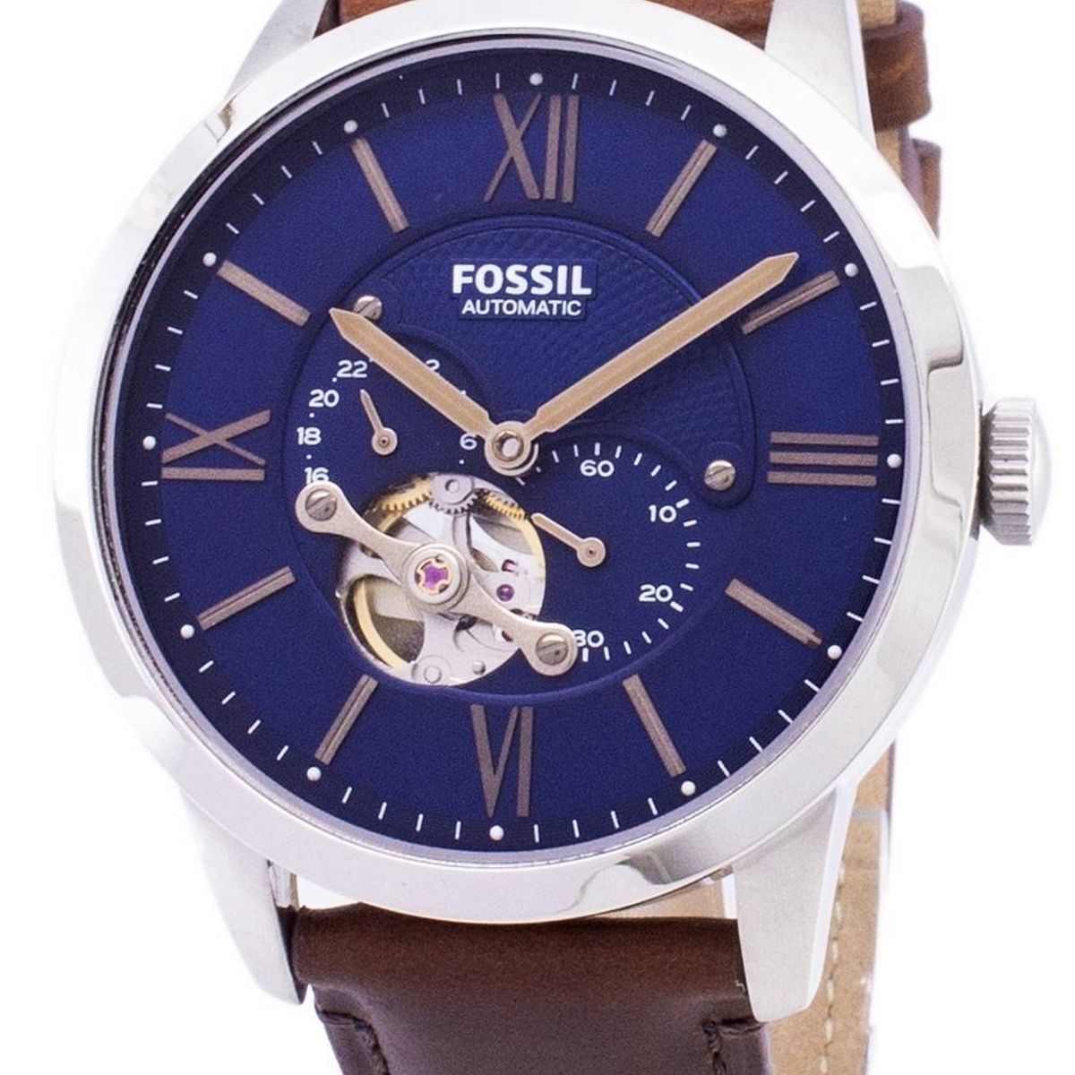 FOSSIL - Reloj Fossil Townsman ME3110 Marrón De Cuero Piel Para Hombre.