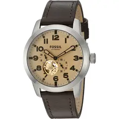FOSSIL - Reloj Pilot 54 ME3119 Marrón De Cuero Piel Para Hombre.