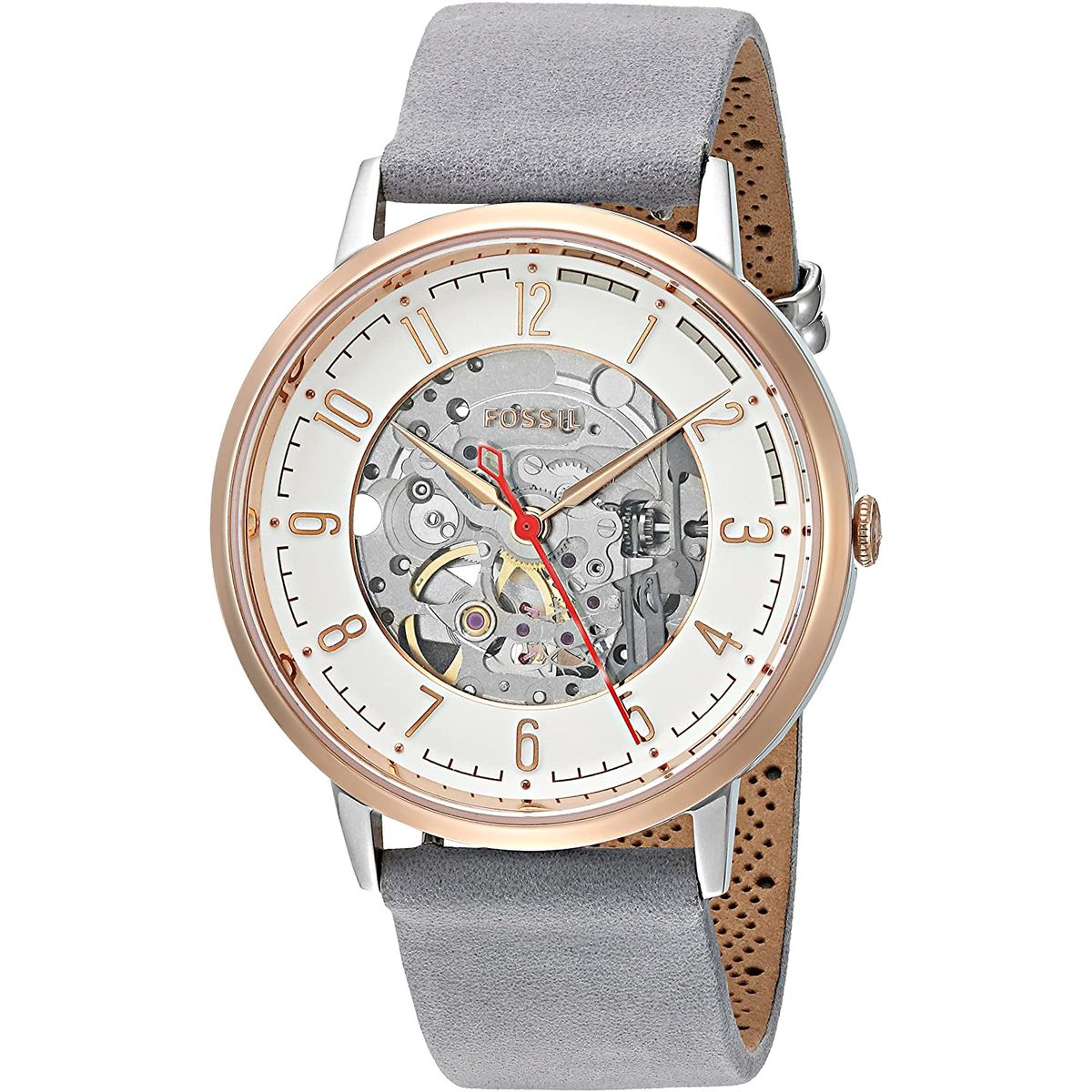 FOSSIL - Reloj Fossil Grant ME3131 Beige De Cuero Piel Para Mujer.