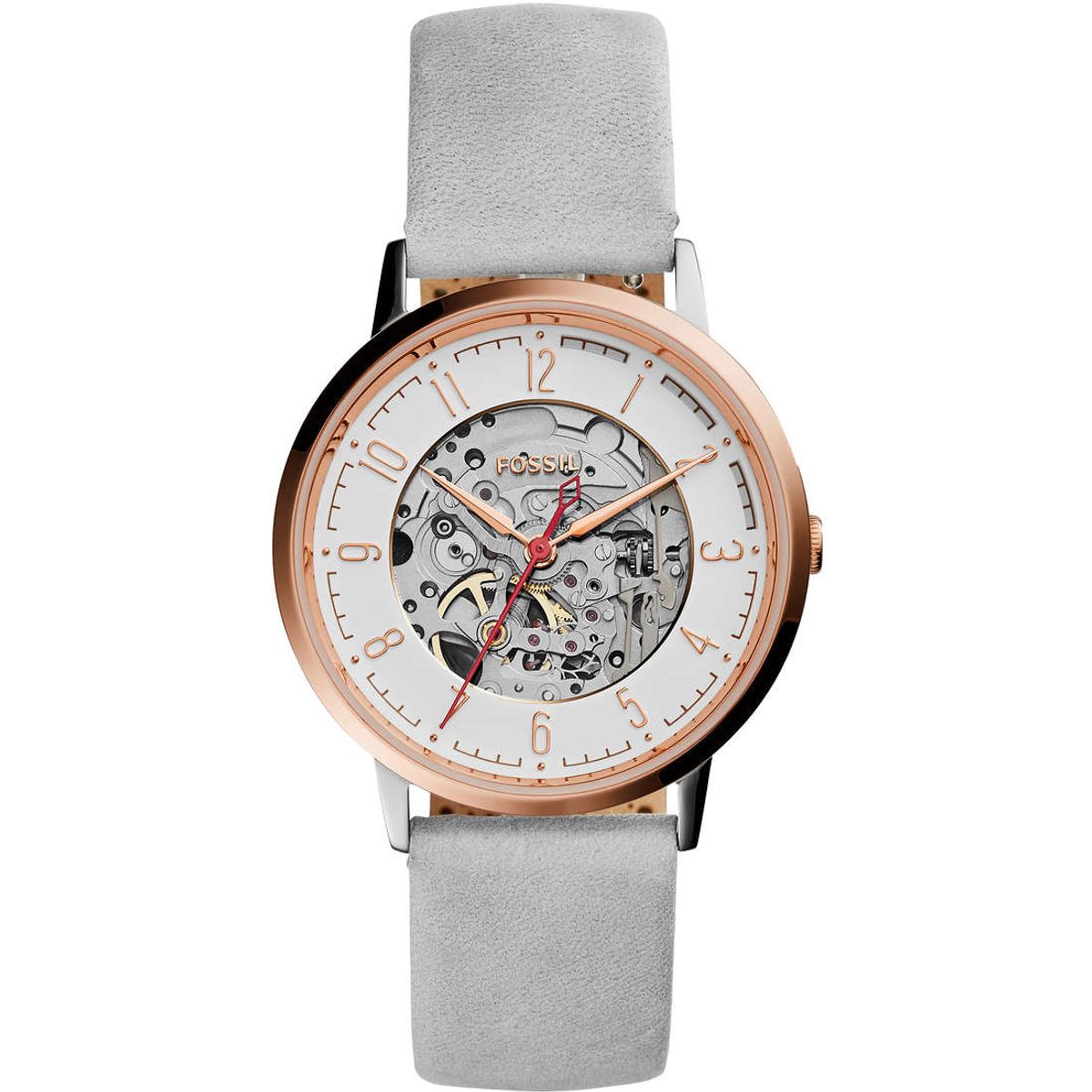 FOSSIL - Reloj Fossil Grant ME3131 Beige De Cuero Piel Para Mujer.