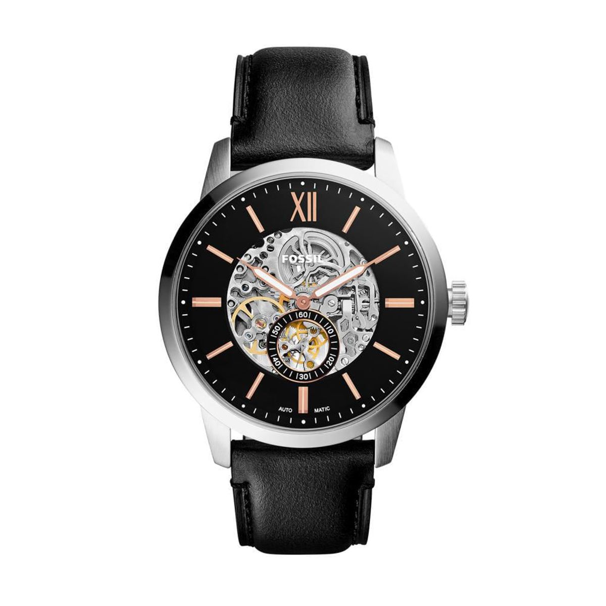 FOSSIL - Reloj Fossil Townsman ME3153 Negro De Cuero Piel Para Hombre.