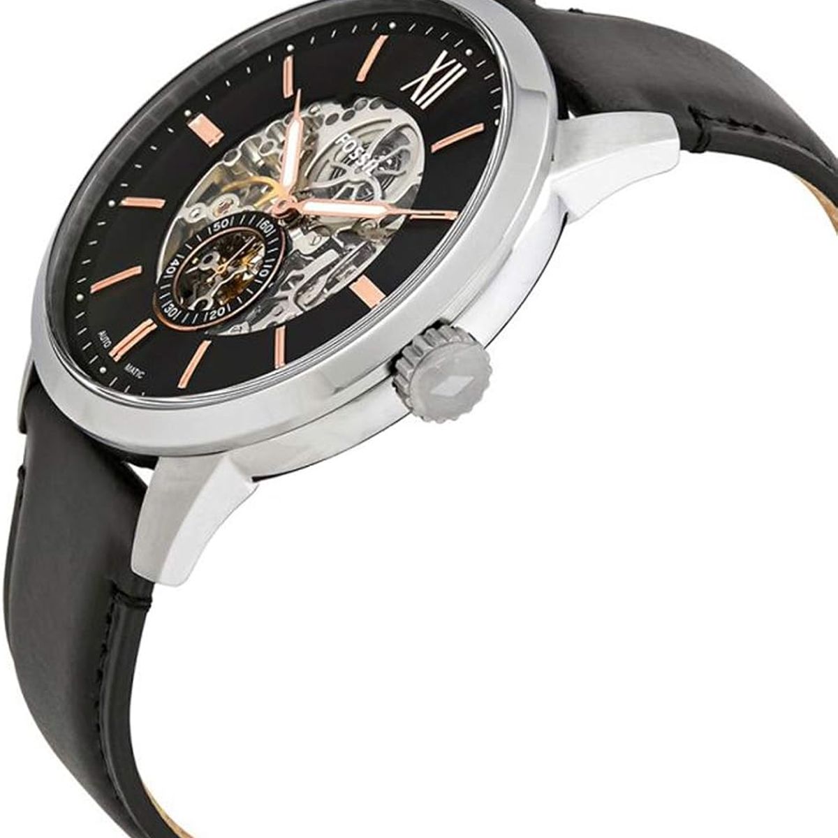 FOSSIL - Reloj Fossil Townsman ME3153 Negro De Cuero Piel Para Hombre.