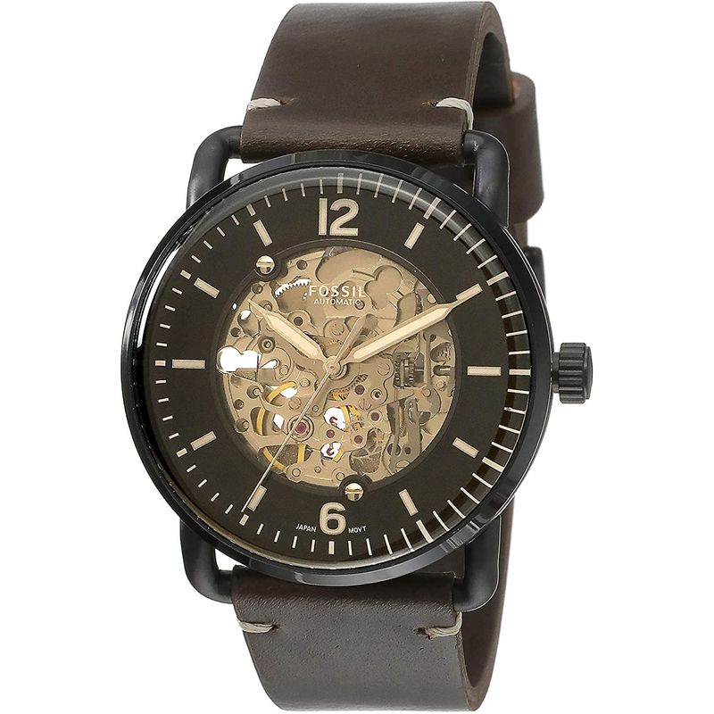 FOSSIL - Reloj Fossil Commuter ME3158 Marrón De Cuero Piel Para Hombre.