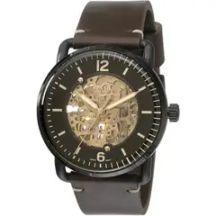 FOSSIL - Reloj Commuter ME3158 Marrón De Cuero Piel Para Hombre.
