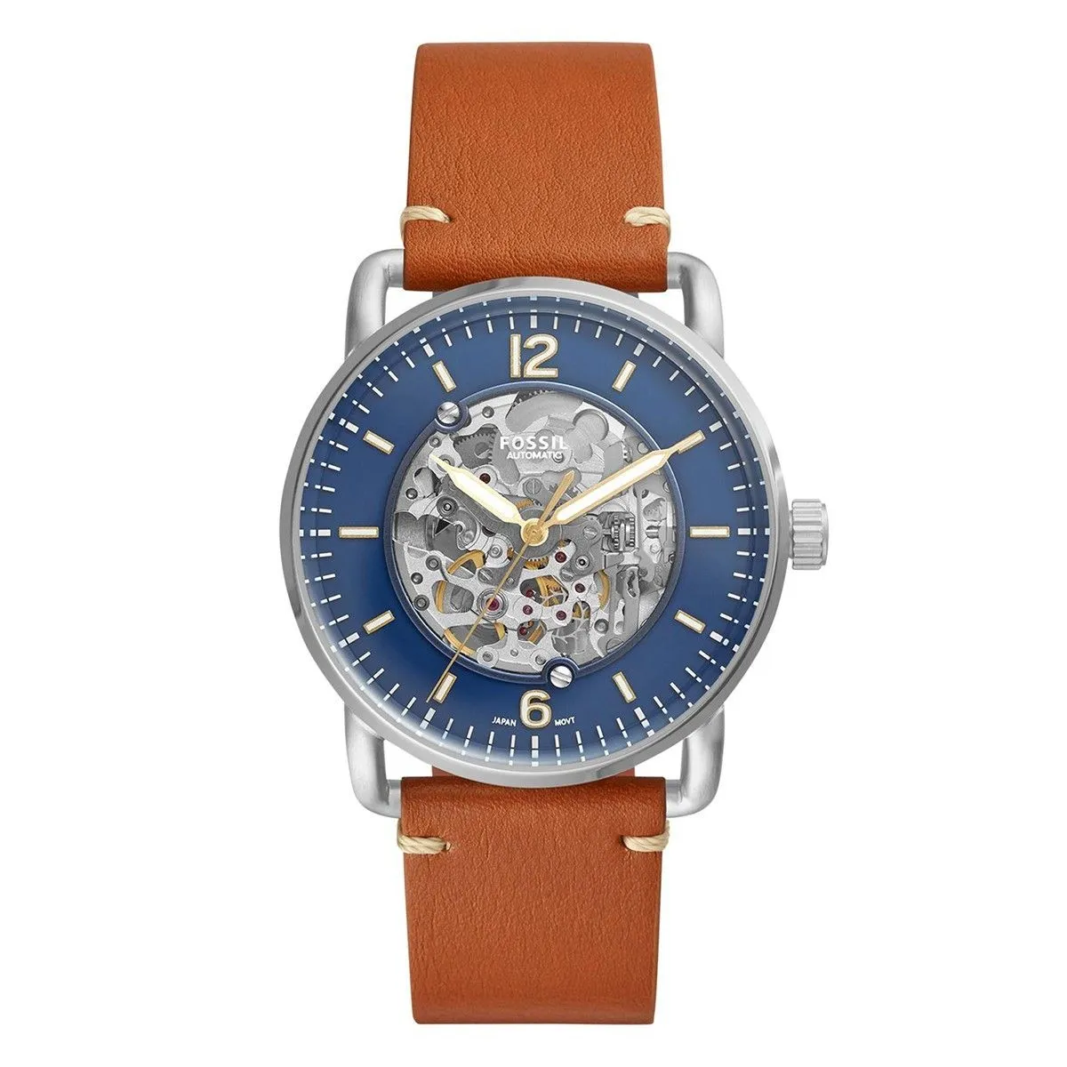 FOSSIL - Reloj Fossil Commuter ME3159 Marrón De Cuero Piel Para Hombre.