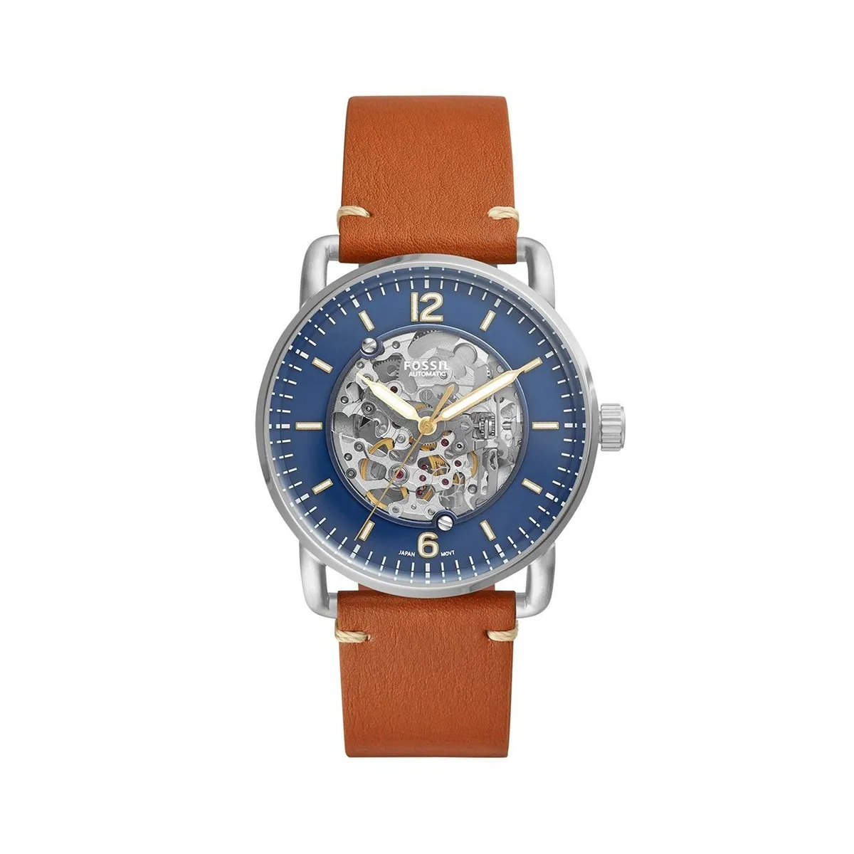FOSSIL - Reloj Fossil Commuter ME3159 Marrón De Cuero Piel Para Hombre.