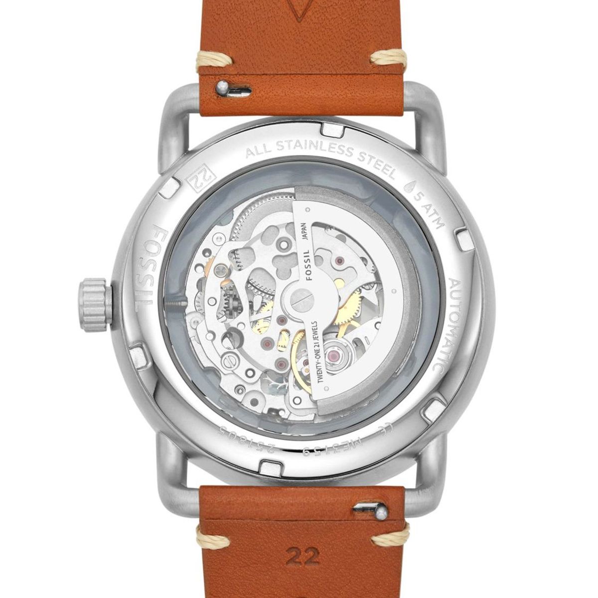 FOSSIL - Reloj Fossil Commuter ME3159 Marrón De Cuero Piel Para Hombre.