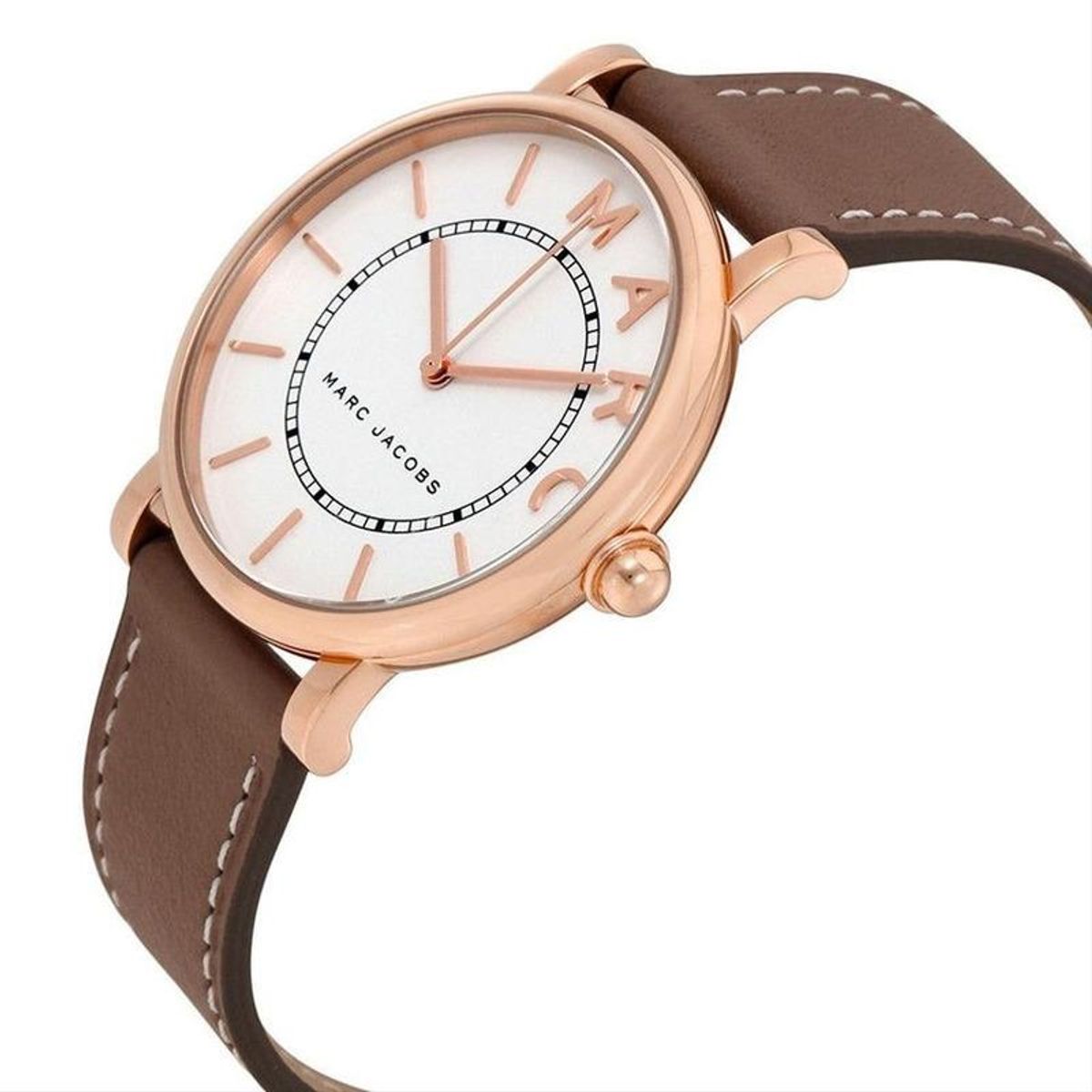 MARC JACOBS - Reloj Marc Jacobs Classic MJ1538 Cafe De Cuero Piel Para Mujer.