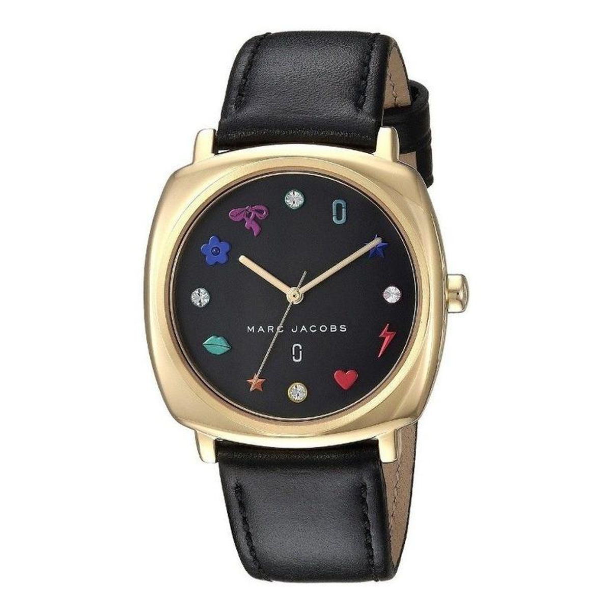MARC JACOBS - Reloj Marc Jacobs Classic MJ1597 Negro De Cuero Piel Para Mujer.