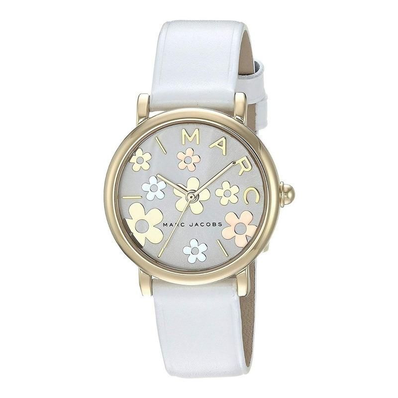 MARC JACOBS - Reloj Marc Jacobs Classic MJ1607 Blanco De Cuero Piel Para Mujer.
