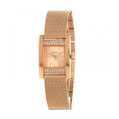 GUESS - Reloj Classic W0127L3 Rose gold De Silicona Para Mujer.