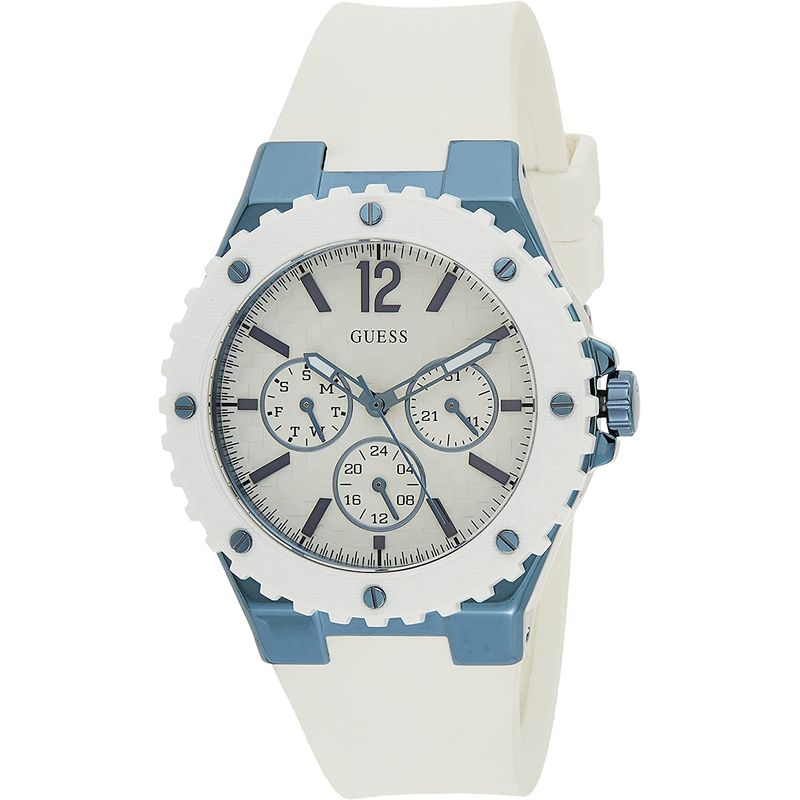 GUESS - Reloj Guess Overdrive W0149L6 Blanco De Silicona Para Mujer