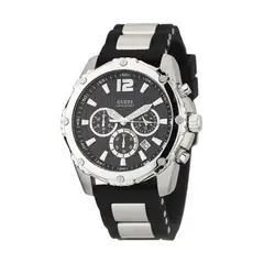 GUESS - Reloj Waterpro W0167G1 Negro De Silicona Para Hombre.