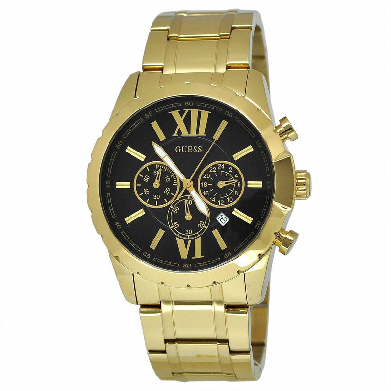 GUESS - Reloj Guess Nocaut W0193G1 Dorado De Acero inoxidable Para Hombre.
