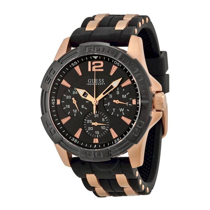 GUESS - Reloj Guess Classic W0366G3 Negro De Silicona Para Hombre