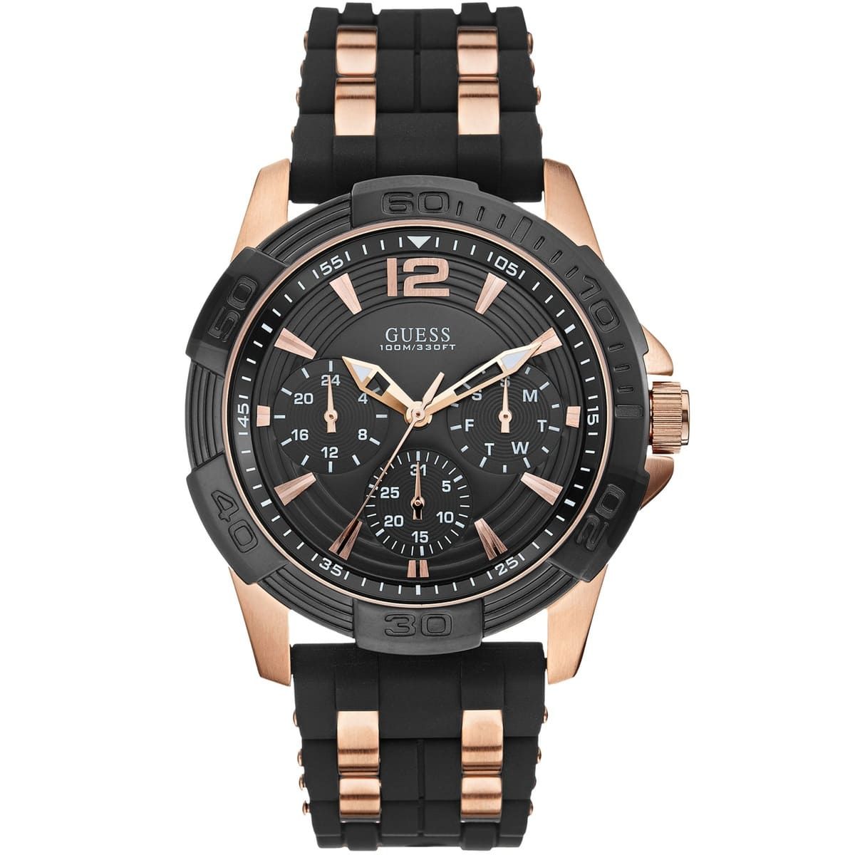 GUESS - Reloj Guess Classic W0366G3 Negro De Silicona Para Hombre.