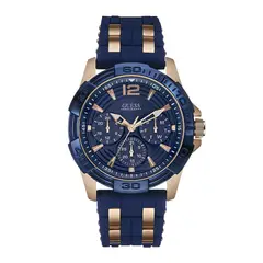 GUESS - Reloj Oasis W0366G4 Azul De Silicona Para Hombre.