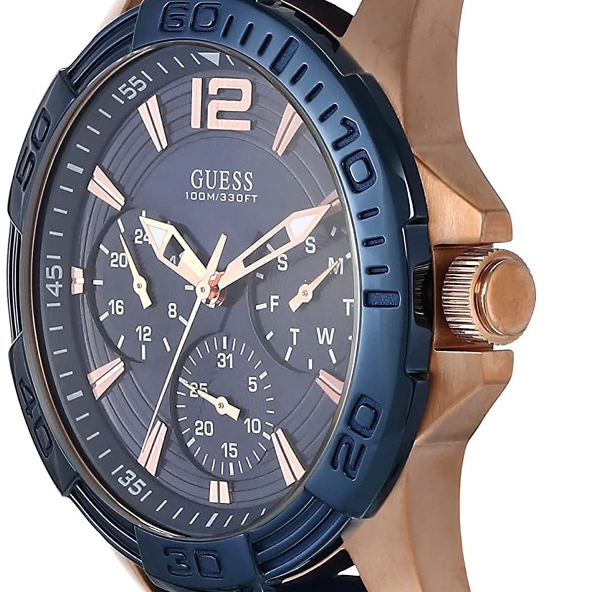 GUESS - Reloj Guess Oasis W0366G4 Azul De Silicona Para Hombre.