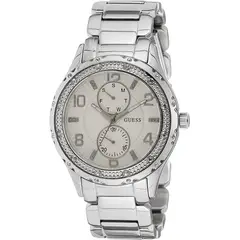 GUESS - Reloj Siren W0442L1 Plateado De Acero inoxidable Para Mujer.