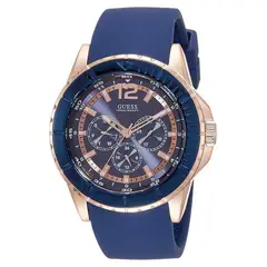 GUESS - Reloj Maverick W0485G1 Azul De Caucho Para Hombre.