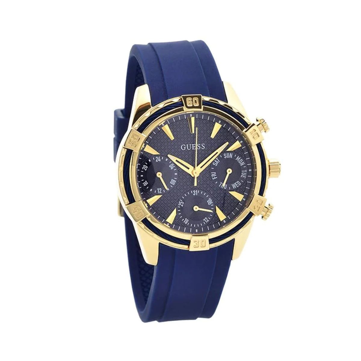 GUESS - Reloj Guess Catalina W0562L2 Azul De Silicona Para Mujer.