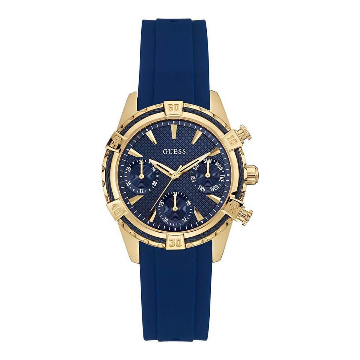 GUESS - Reloj Guess Catalina W0562L2 Azul De Silicona Para Mujer.