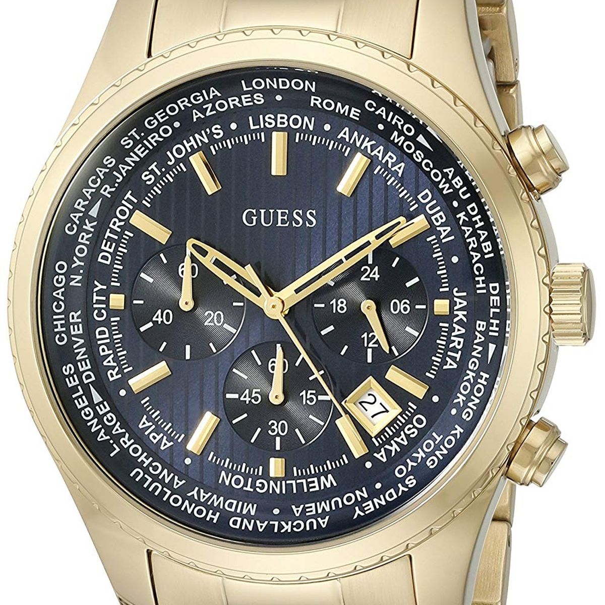 GUESS - Reloj Guess Classic W0602G1 Dorado De Acero inoxidable Para Hombre.
