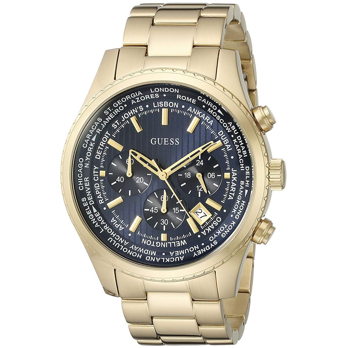 GUESS - Reloj Guess Classic W0602G1 Dorado De Acero inoxidable Para Hombre.