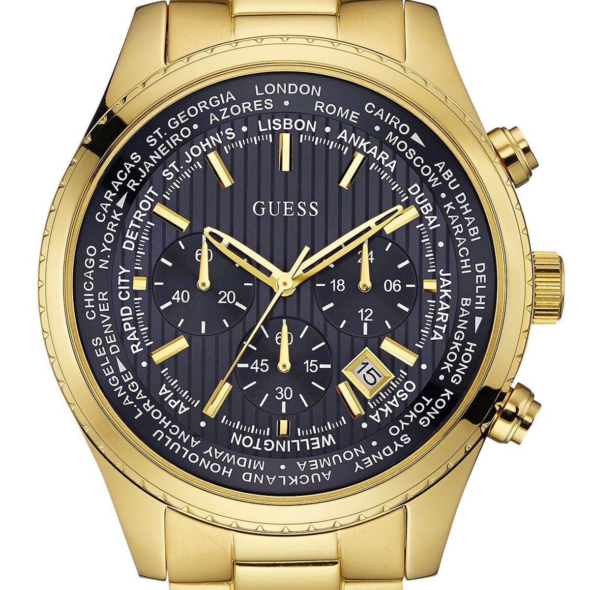 GUESS - Reloj Guess Classic W0602G1 Dorado De Acero inoxidable Para Hombre.