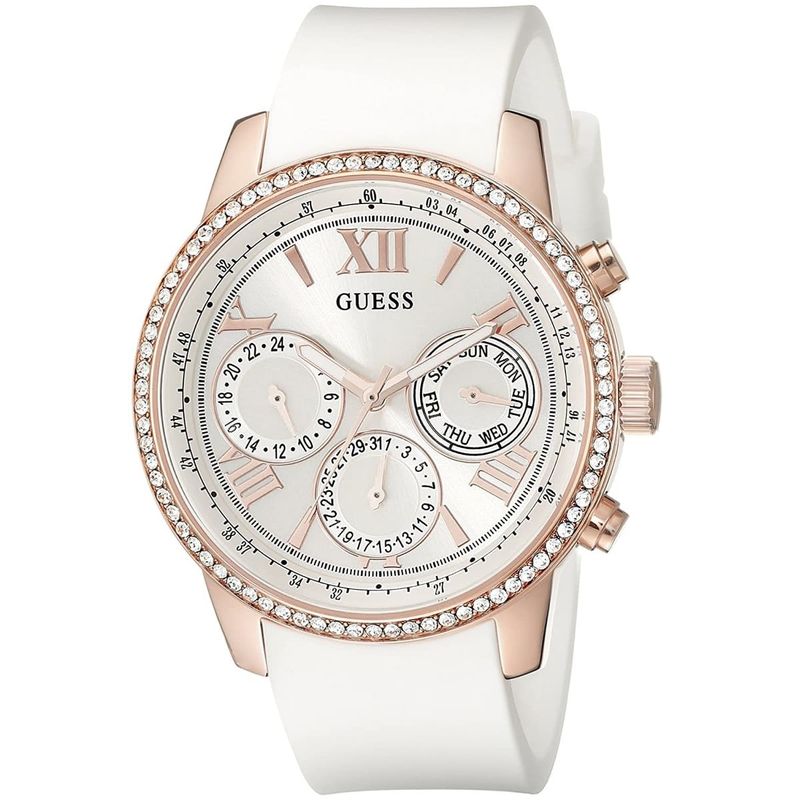 GUESS - Reloj Guess Sport W0616L1 Blanco De Silicona Para Mujer.