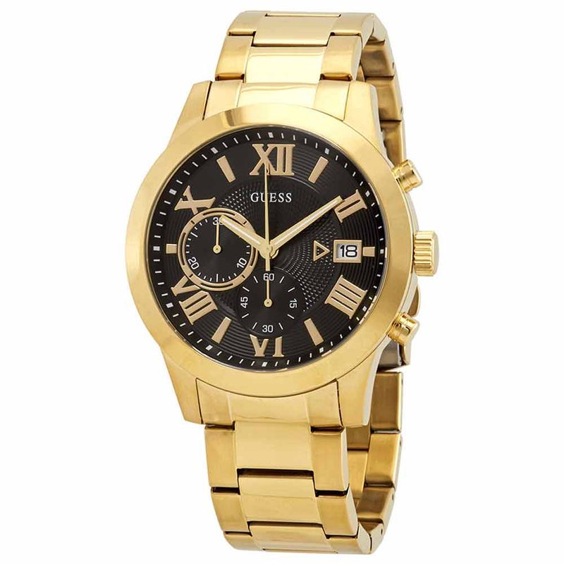 GUESS - Reloj Guess Atlas W0668G8 Dorado De Acero inoxidable Para Hombre.