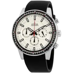 GUESS - Reloj Fuel W0802G1 Negro De Silicona Para Hombre