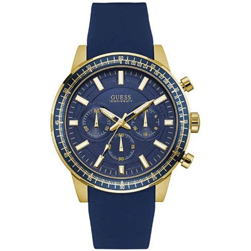 GUESS - Reloj Guess Blue W0802G2 Azul De Silicona Para Hombre.