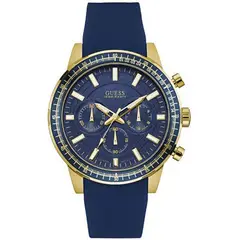 GUESS - Reloj Blue W0802G2 Azul De Silicona Para Hombre.