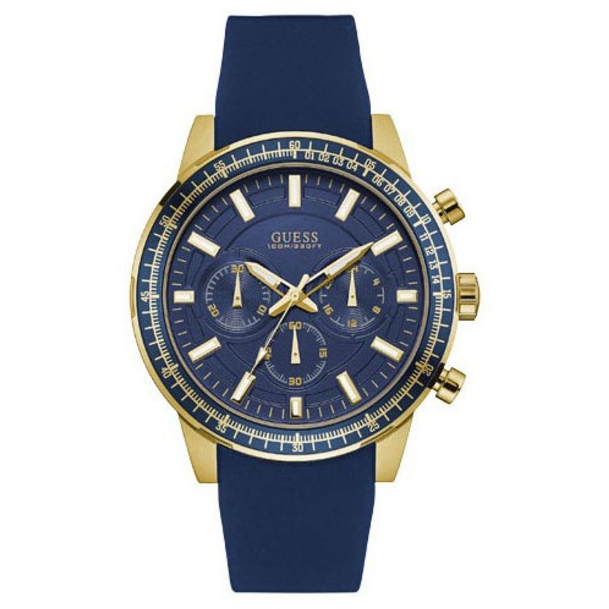 GUESS - Reloj Guess Blue W0802G2 Azul De Silicona Para Hombre.