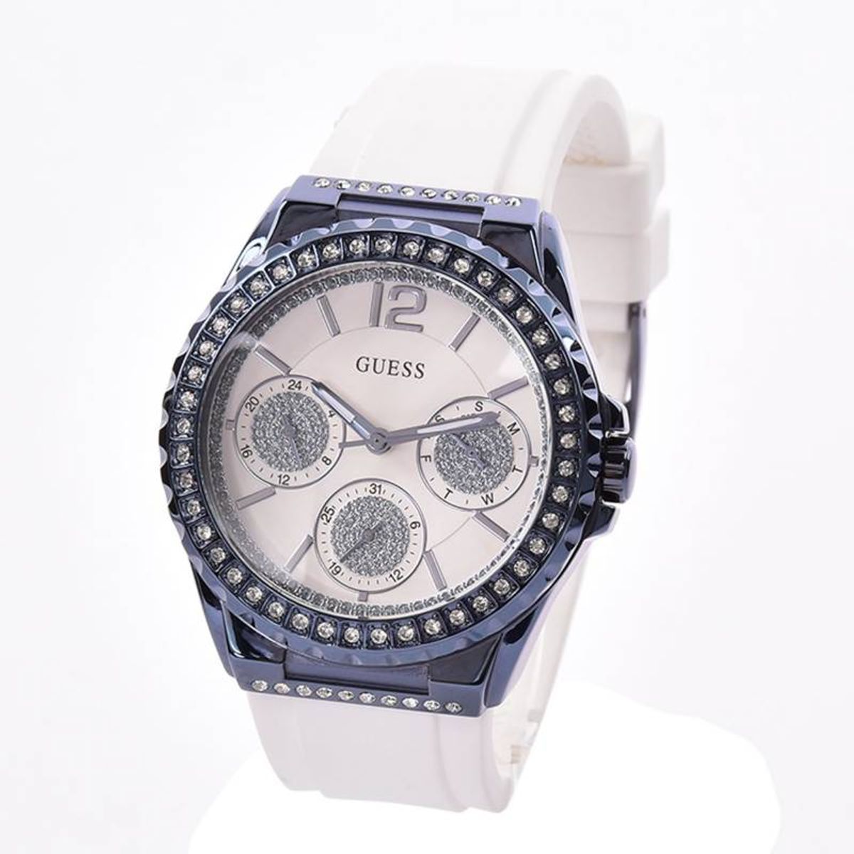 GUESS - Reloj Guess Classic W0846L7 Blanco De Silicona Para Mujer.