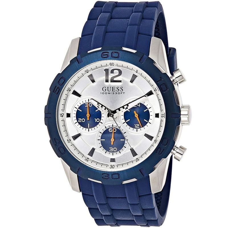 GUESS - Reloj Guess Steel W0864G6 Azul De Silicona Para Hombre.