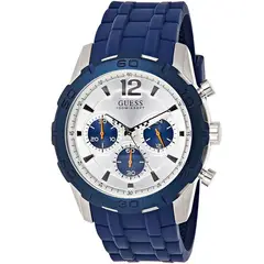 GUESS - Reloj Steel W0864G6 Azul De Silicona Para Hombre.