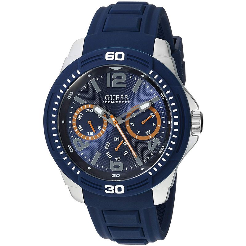GUESS - Reloj Guess Tread W0967G2 Azul De Silicona Para Hombre.