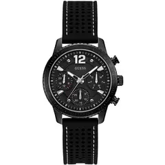 GUESS - Reloj Marina W1025L3 Negro De Silicona Para Mujer.