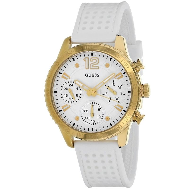 GUESS - Reloj Guess Montana W1025L5 Blanco De Acero inoxidable Para Mujer.